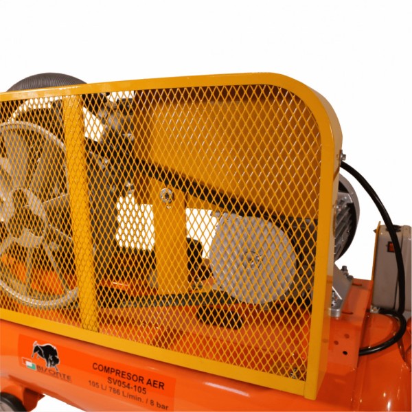  Маслен трифазен компресор Bisonte SV054-105, 105l/8bar